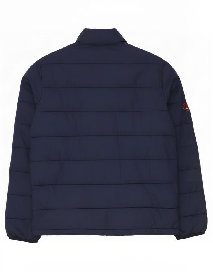 Jack Wills Veste matelassée pour homme UK 40 Large Bleu Marine Nylon