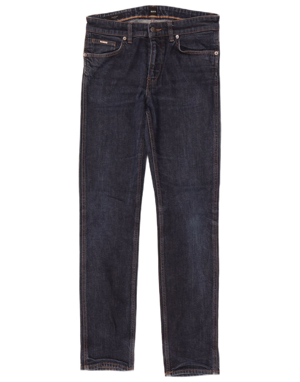 Hugo Boss Jean Slim Stretch W30 L32 Bleu Coton Homme