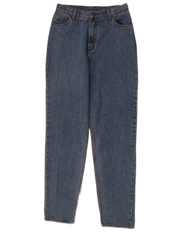 Laura Ashley Jean fuselé taille haute pour femme UK 12 Medium W28 L32 Bleu
