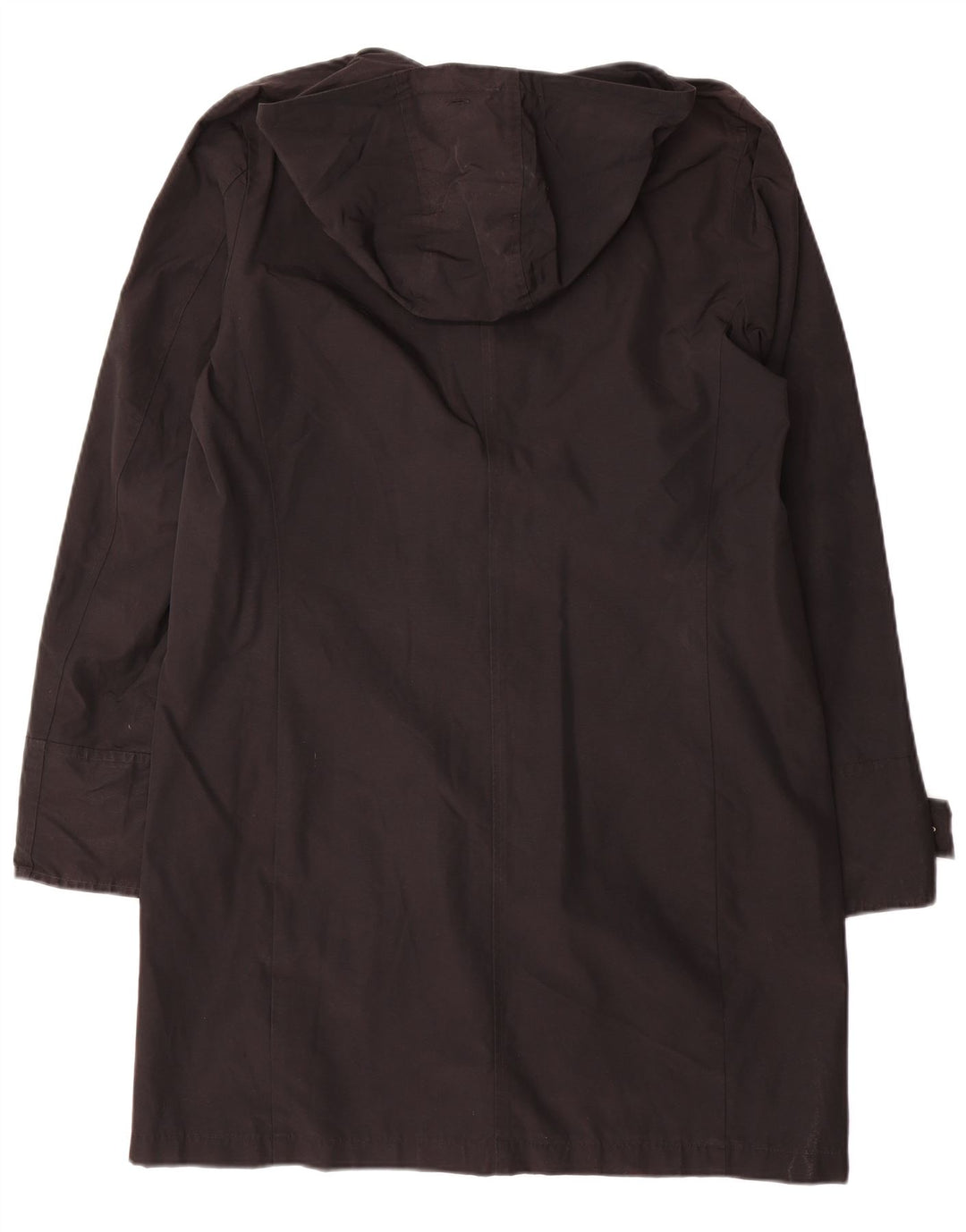 Woolrich Manteau à capuche pour femme UK 16 Large Noir Coton