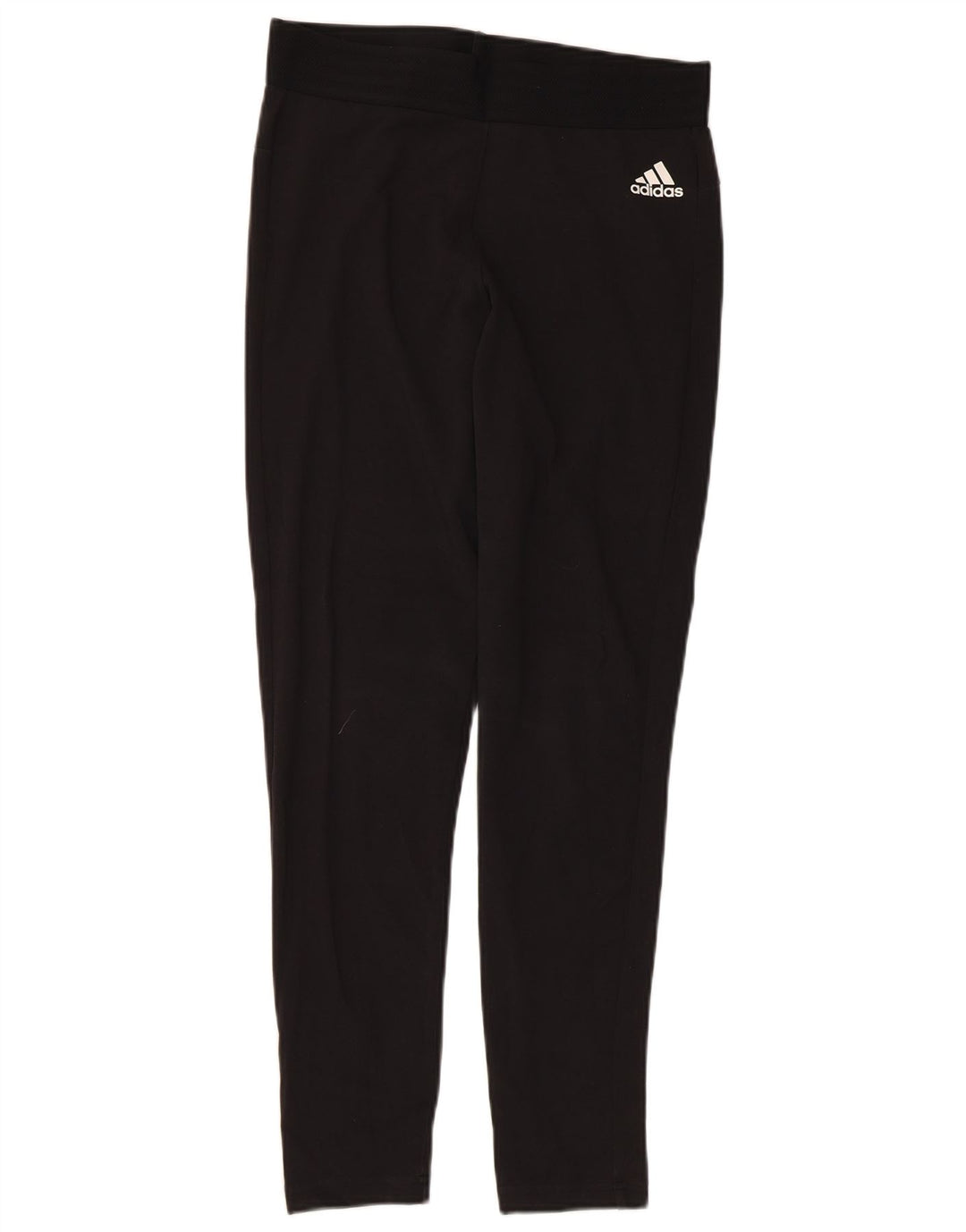 Adidas Leggings Femme UK 12/14 Coton Noir Moyen