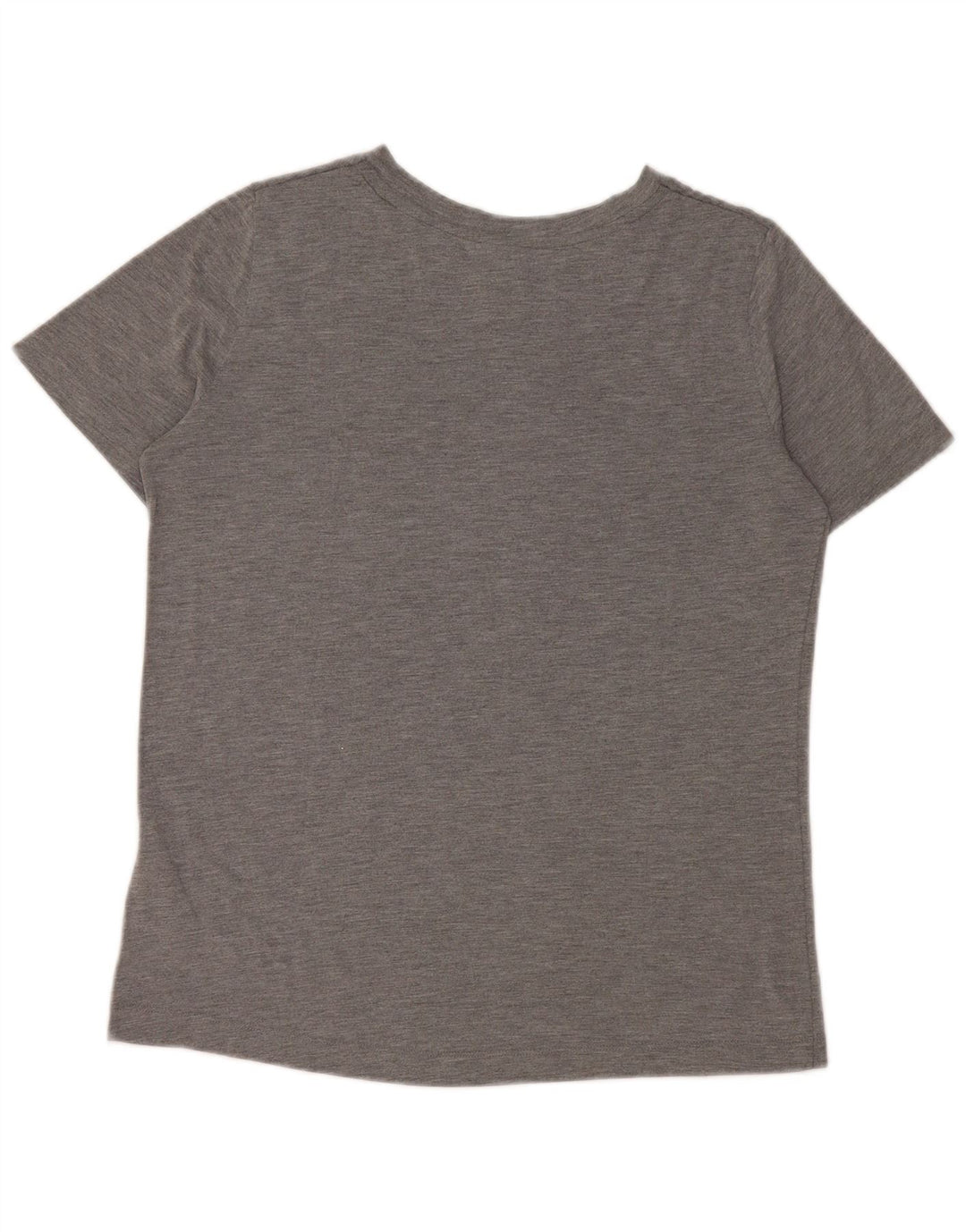 NIKE T-shirt graphique pour femme UK 10 Small Gris Polyester
