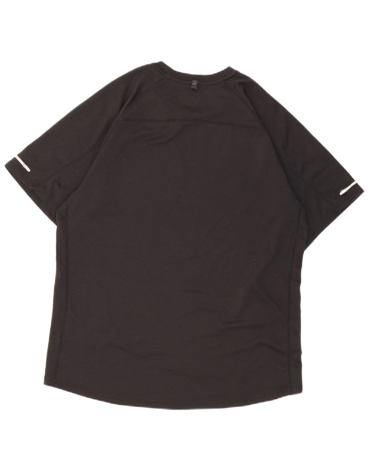 Nike Hommes Dri Fit T-Shirt Haut Large Noir Polyester