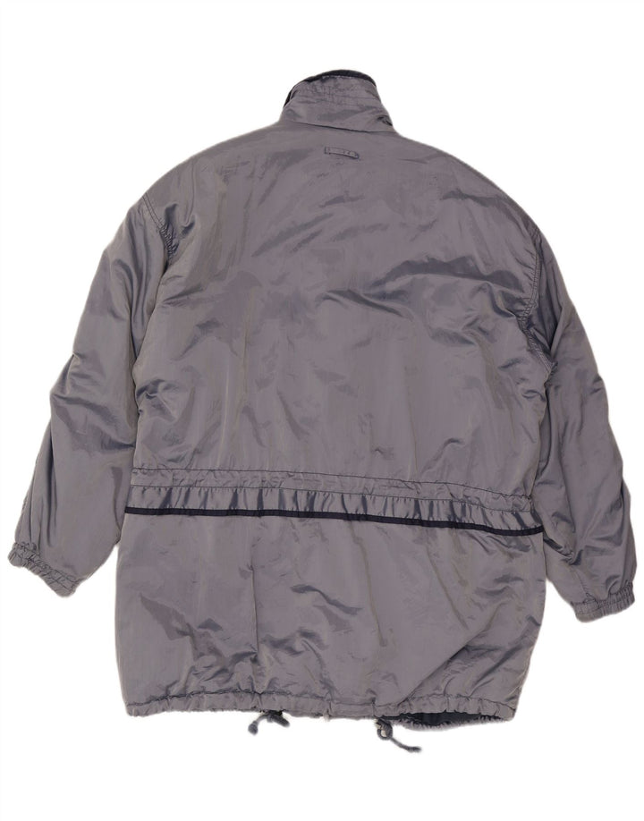 SKILA Veste coupe-vent pour homme UK 46 3XL Bleu Acrylique
