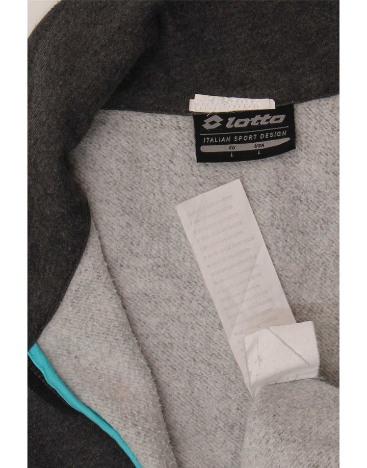 Lotto Veste de survêtement pour femme UK 14 Large Gris Coton