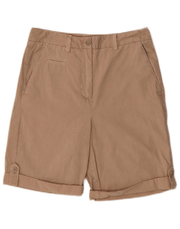 Marks & Spencer Short chino taille haute pour femme UK 8 Small W26 Coton beige