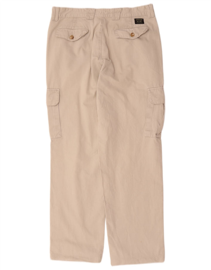 Lee Pantalon Cargo Droit Homme W34 L32 Coton Beige