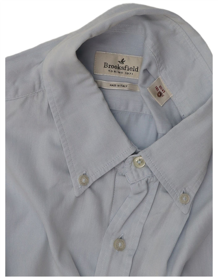 Brooksfield Chemise Homme Taille 43 Grand Bleu