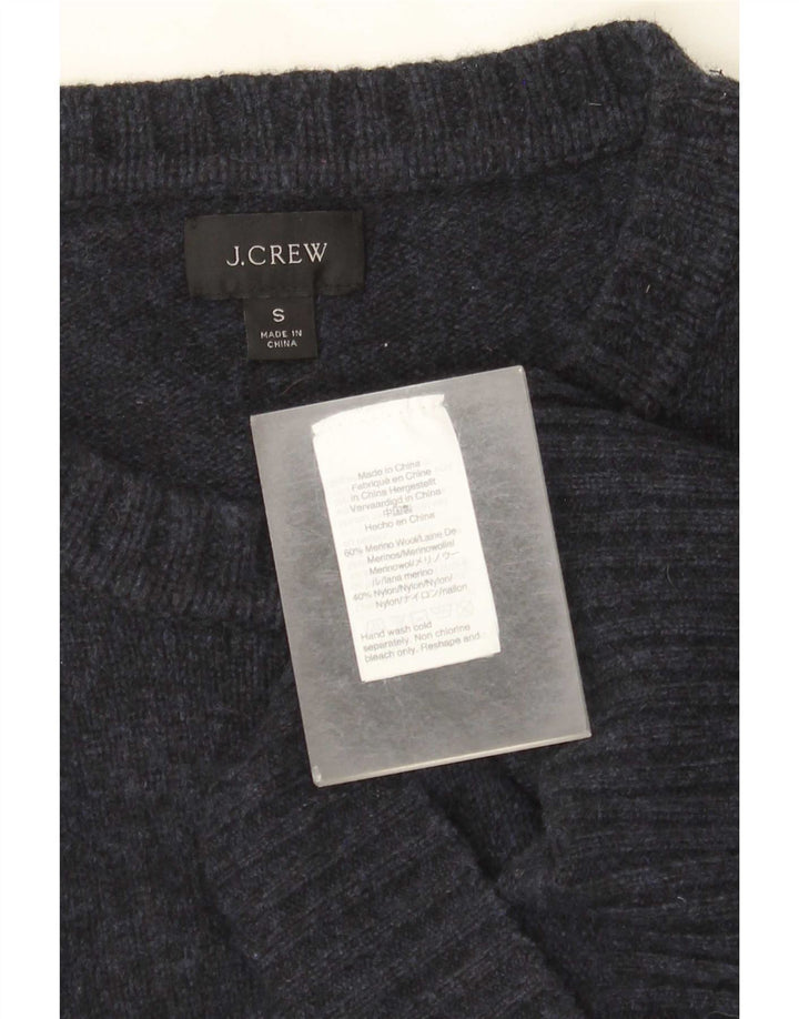 J. Crew Pull à col coupe classique pour homme, petit, bleu marine moucheté