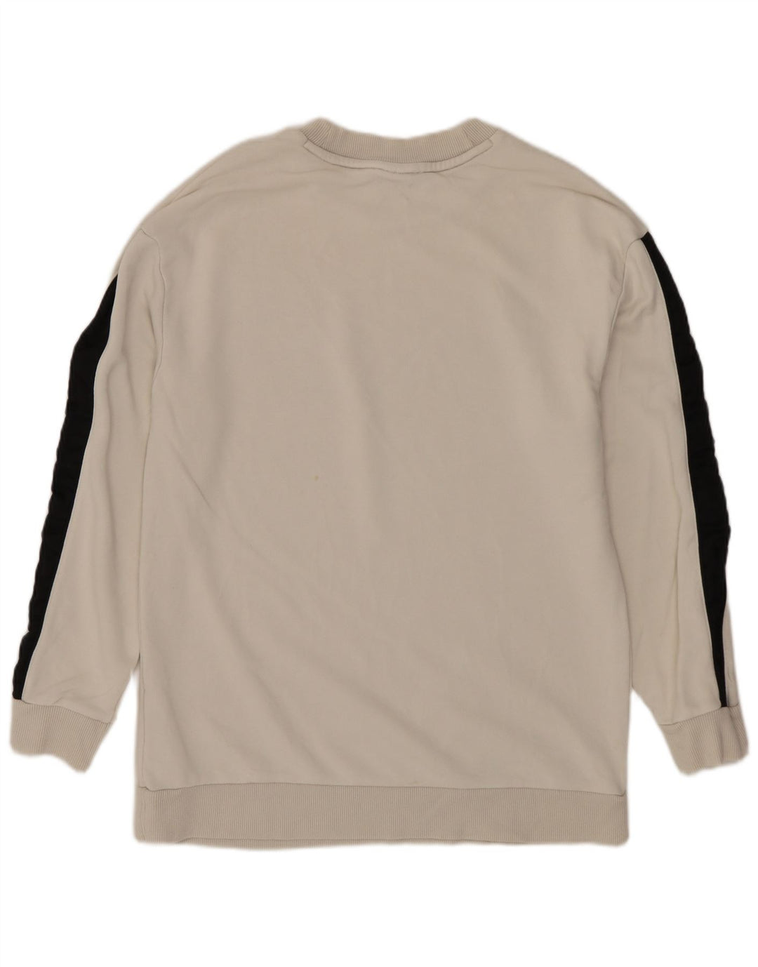 PUMA Sweat-shirt graphique pour homme XS en coton color block Blanc