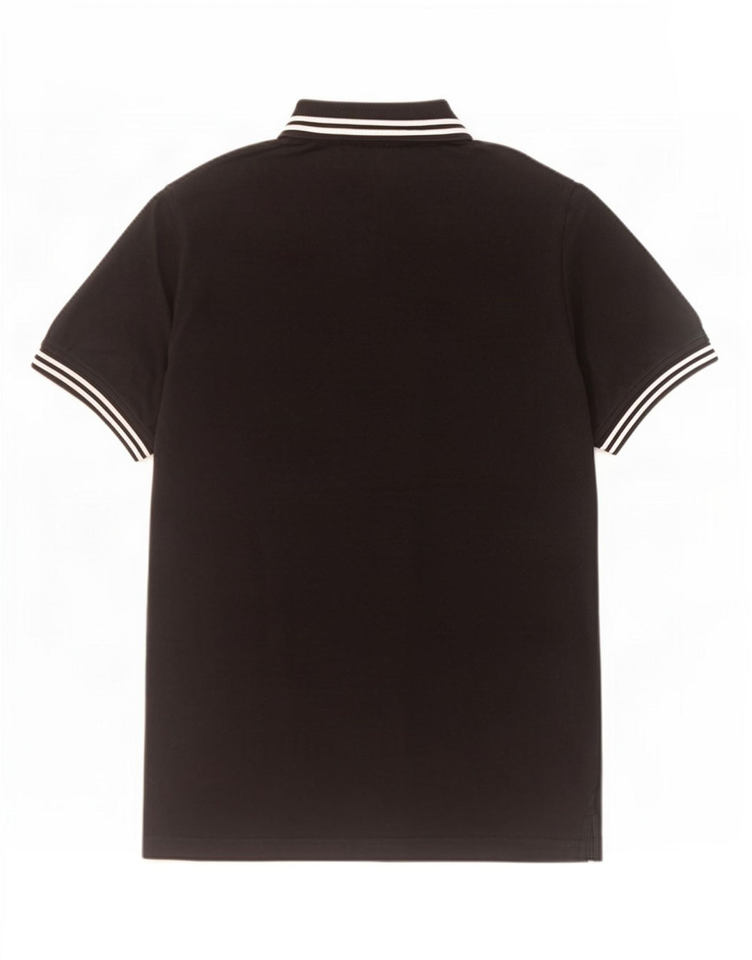 Kappa Polo Homme Large Noir Rayé Coton