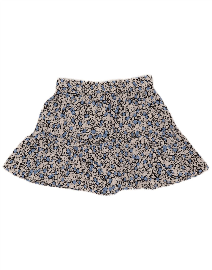 Zara Femme Hot Pants Small W26 Viscose Florale Multicolore