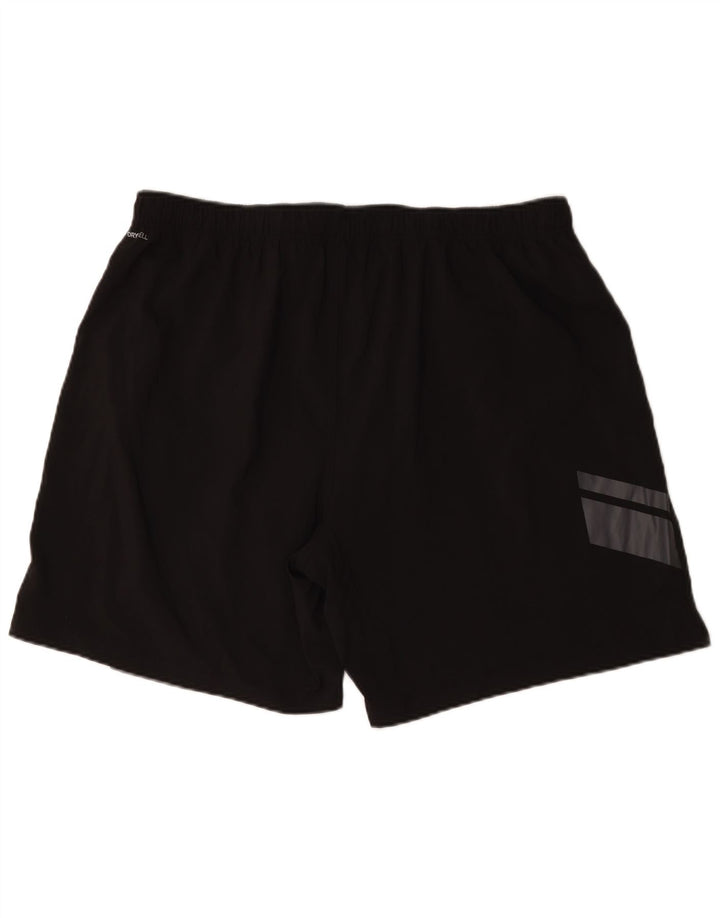 Puma Short de sport graphique pour homme 2XL Noir Polyester