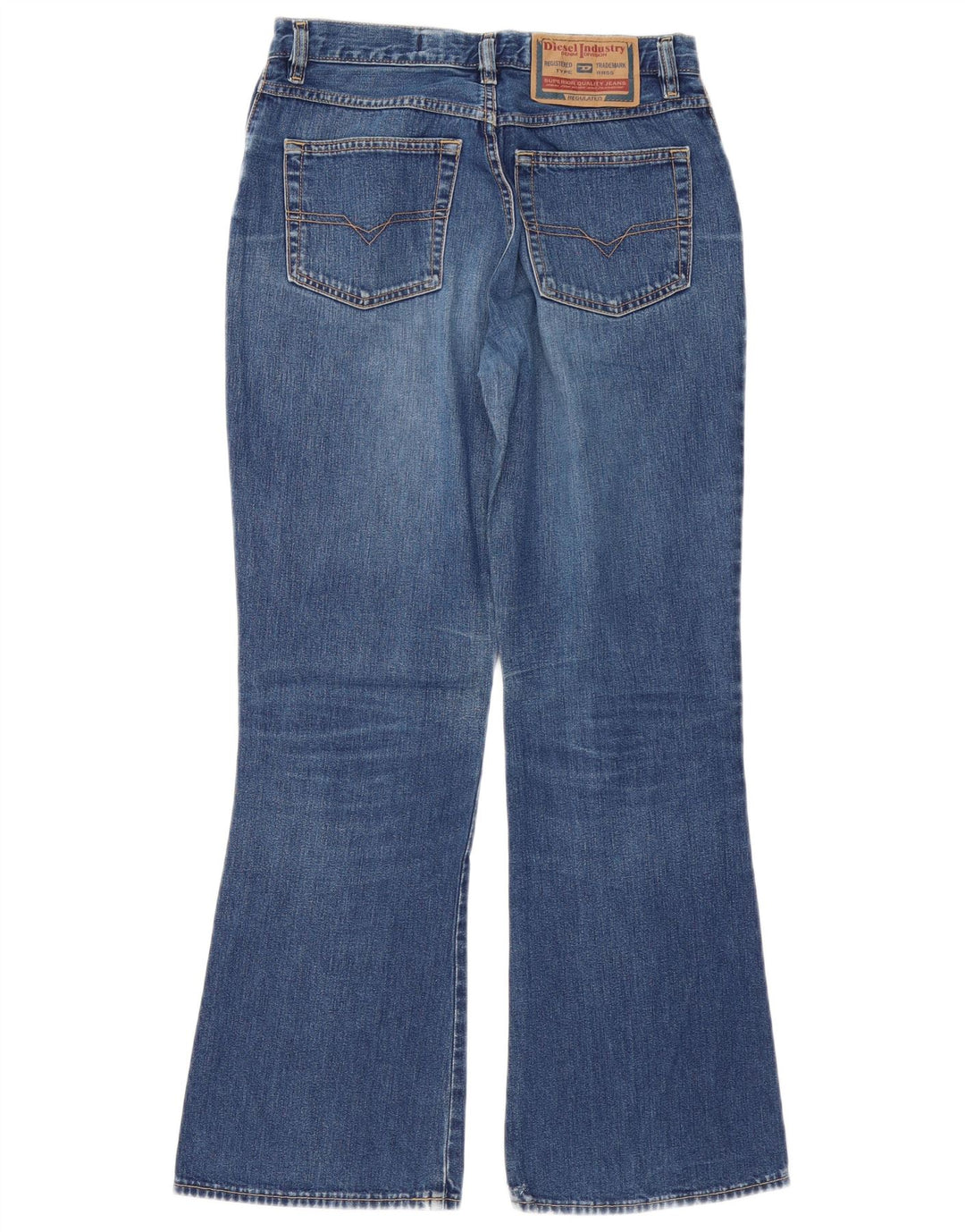 Diesel Jean Évasé Femme W29 L29 Bleu