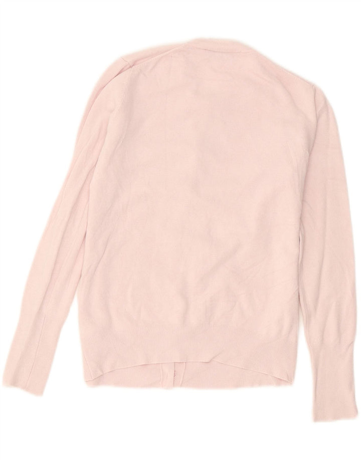 Zara Cardigan Femme Pull UK 10 Petit Rose
