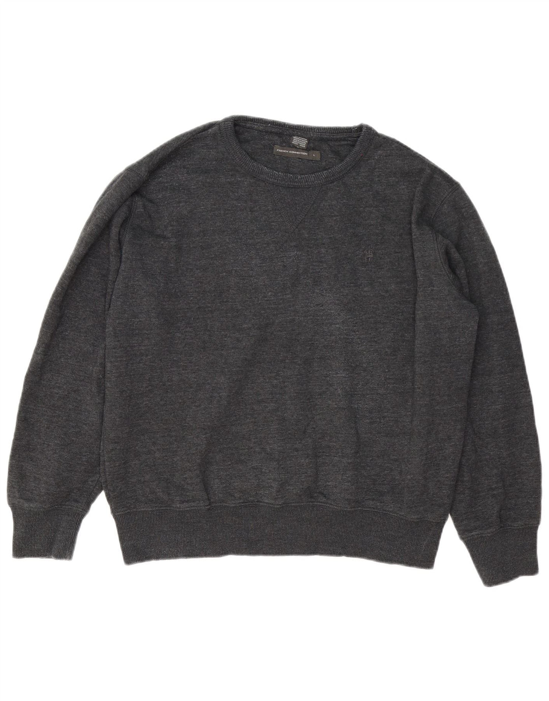 French Connection Sweat-Shirt Homme Gris Large Coton