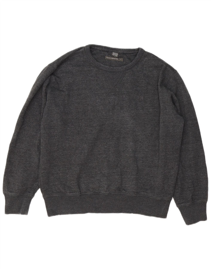 French Connection Sweat-Shirt Homme Gris Large Coton