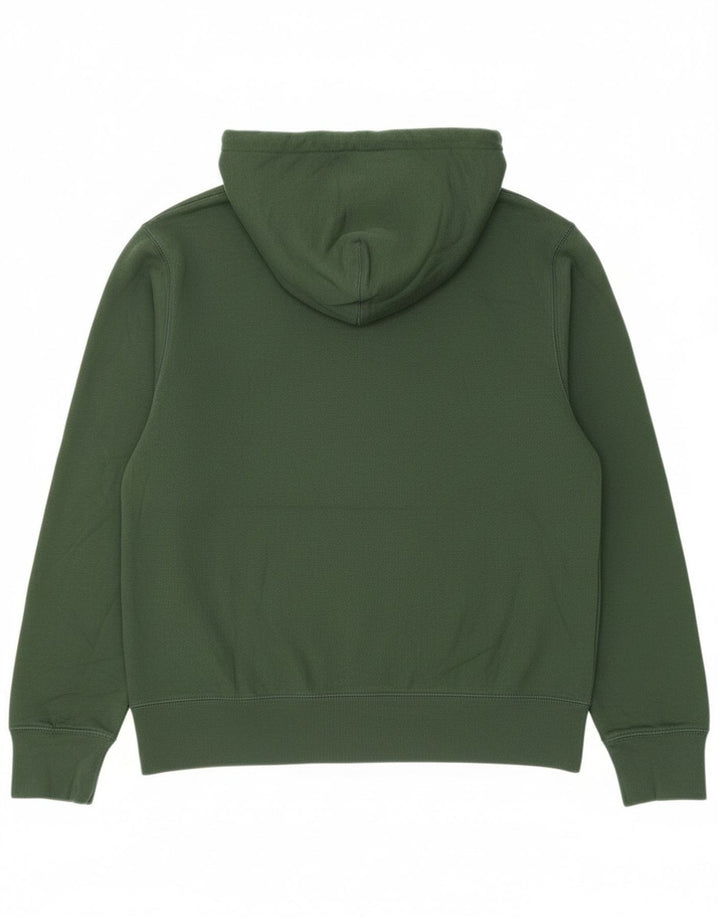 Gap Pull à Capuche Zippé Graphique Homme Vert Moyen Coton