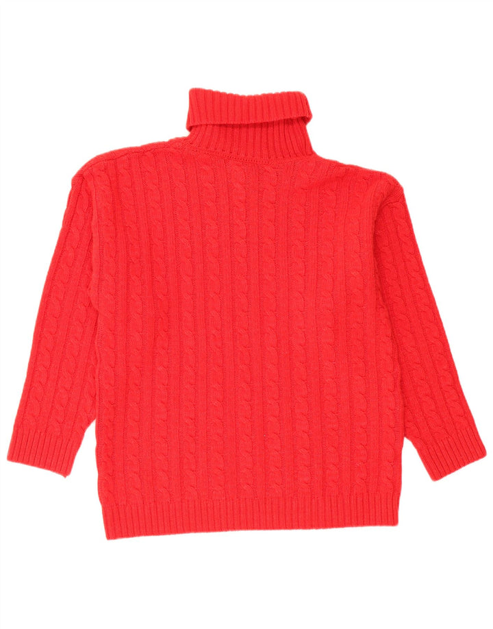 North Pole Pull col roulé pour femme UK 18 XL Rouge