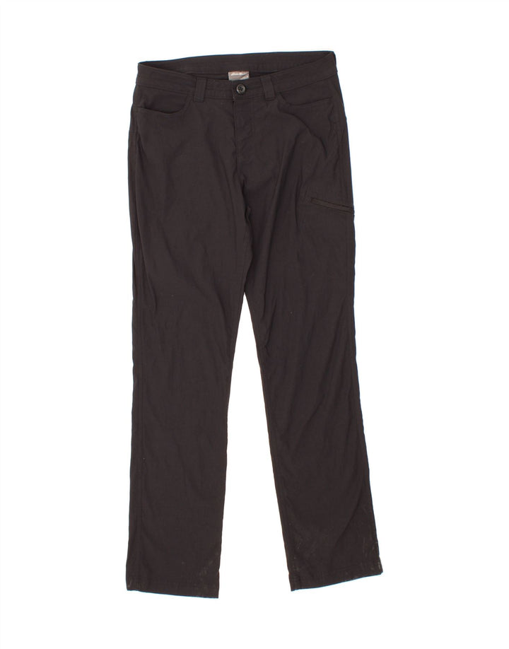 EDDIE BAUER Womens Casual Trousers US 8 Medium W26 L31  Black Nylon Vintage Eddie Bauer and Second-Hand Eddie Bauer from Messina Hembry 