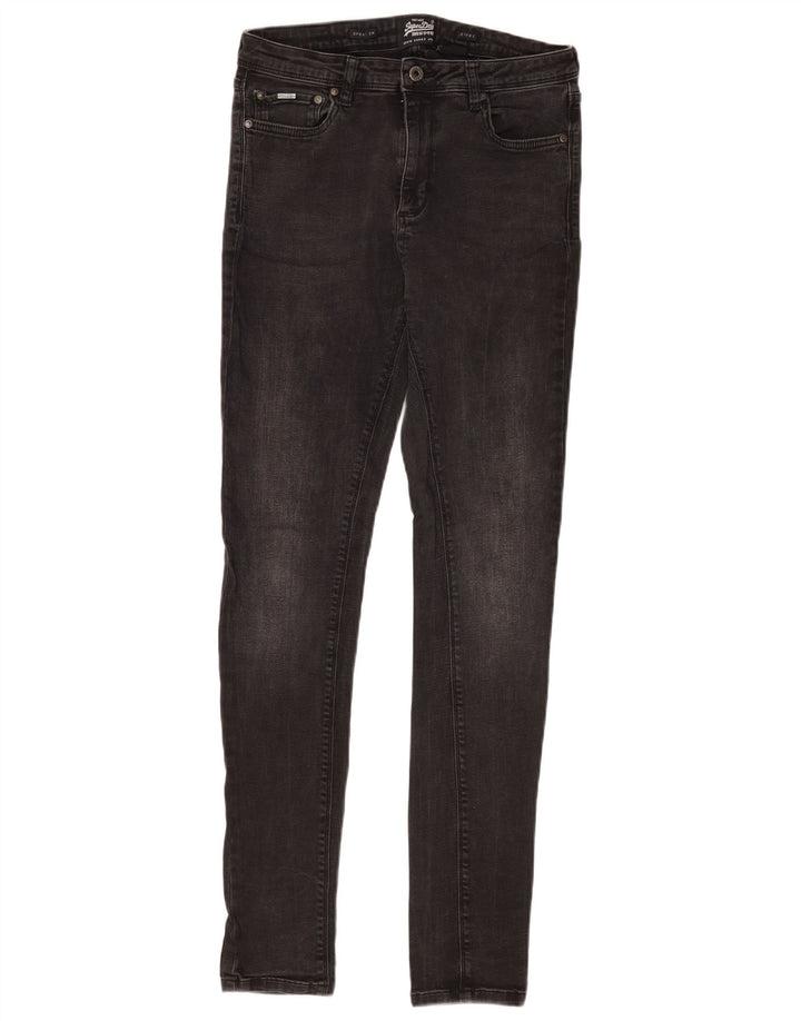 Superdry Jean Skinny W32 L34 Femme Gris Coton