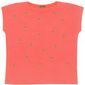 Benetton T-Shirt Graphique Femme UK 14 Rose Moyen