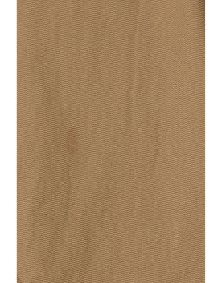 VINTAGE Manteau coupe-vent femme UK 16 Large Brown Colourblock