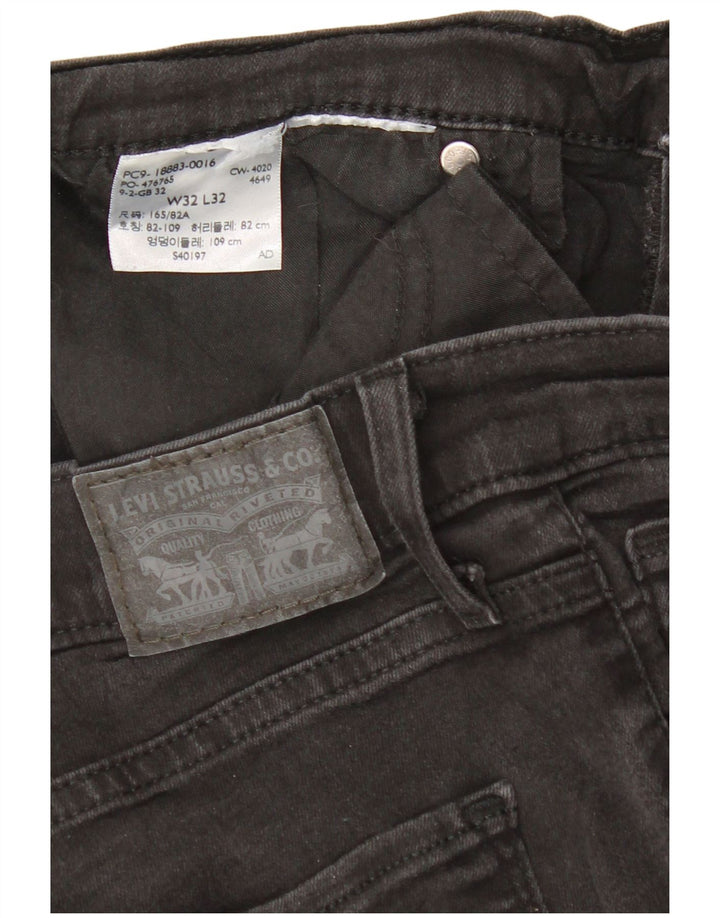 Levi's Jean Bootcut Taille Haute 724 Femme W32 L32 Noir