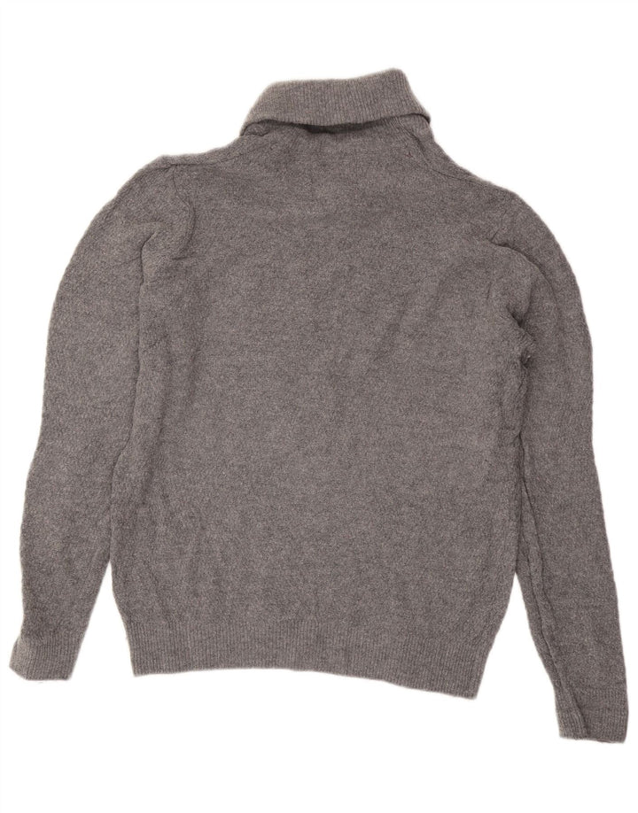 Marks & Spencer Pull coupe classique à col châle pour homme en laine gris moyen