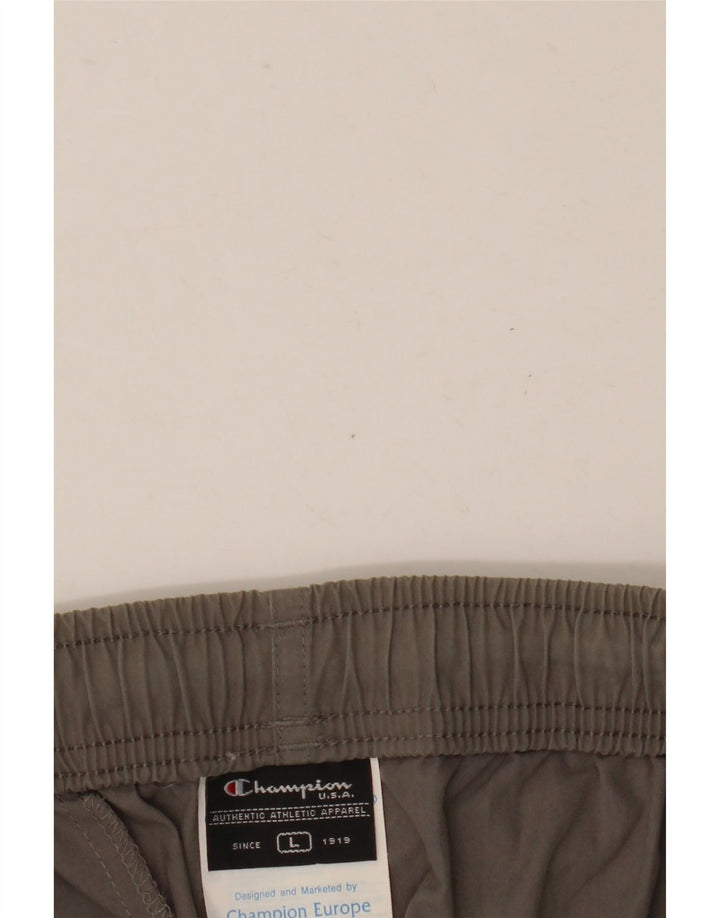 Champion Pantalon de Survêtement Capri Homme Gris Coton