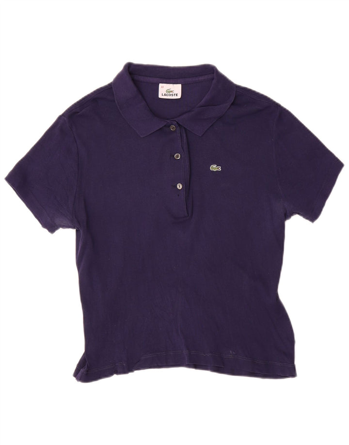 Lacoste Womens Crop Polo Taille 44 Grand Bleu Marine