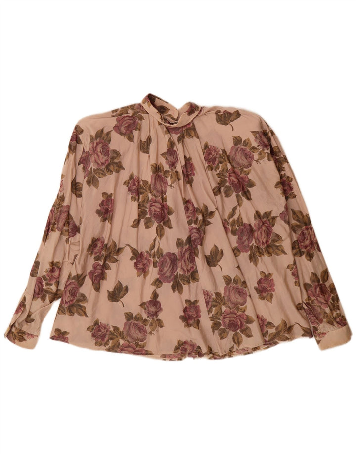 Rudi Valenti Chemise Femme IT 44 Beige Moyen Floral