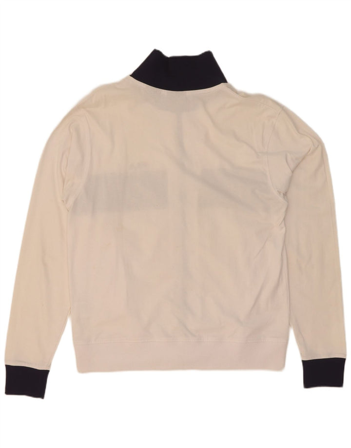 Fila Veste de survêtement pour homme en coton color block Small Blanc