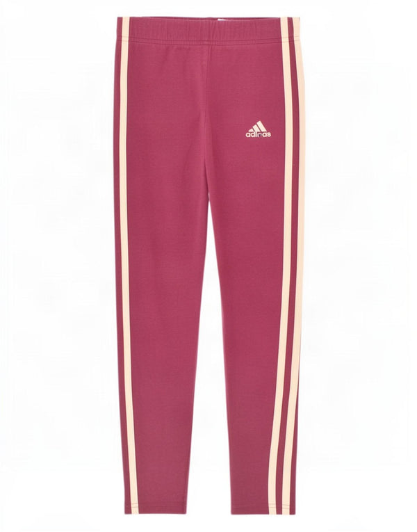 Adidas Legging Fille 9-10 ans Bordeaux Coton