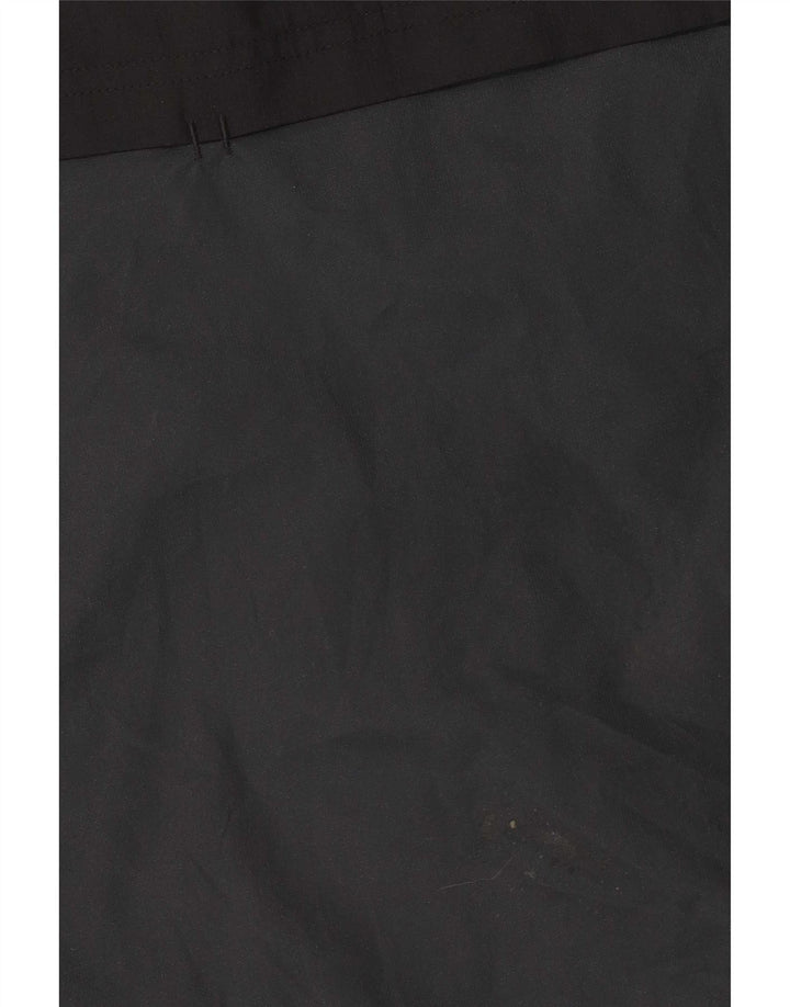 Adidas Veste de pluie à capuche pour homme UK 40 Large Noir Colorblock Polyester