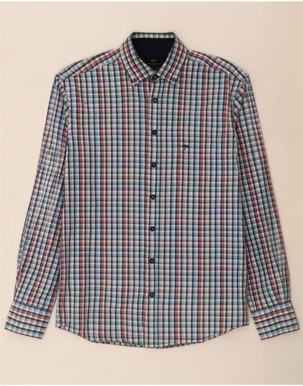 Fynch Hatton Chemise Homme Petit Carreau Multicolore Coton