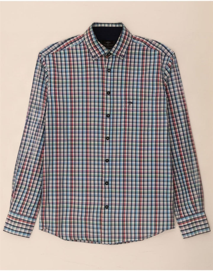 Fynch Hatton Chemise Homme Petit Carreau Multicolore Coton