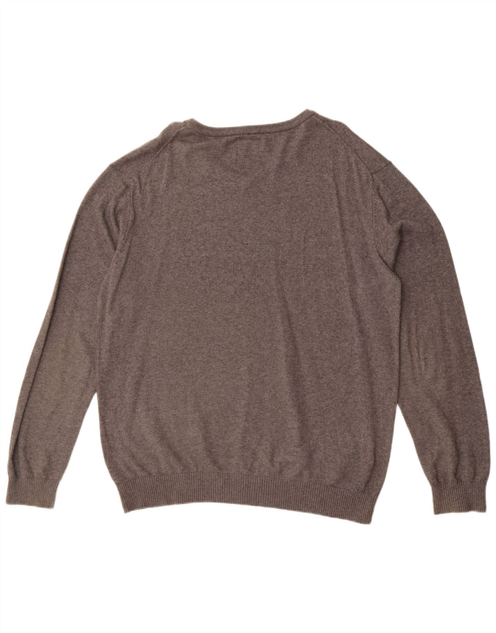 Joules Pull Col V Homme XL Gris Coton