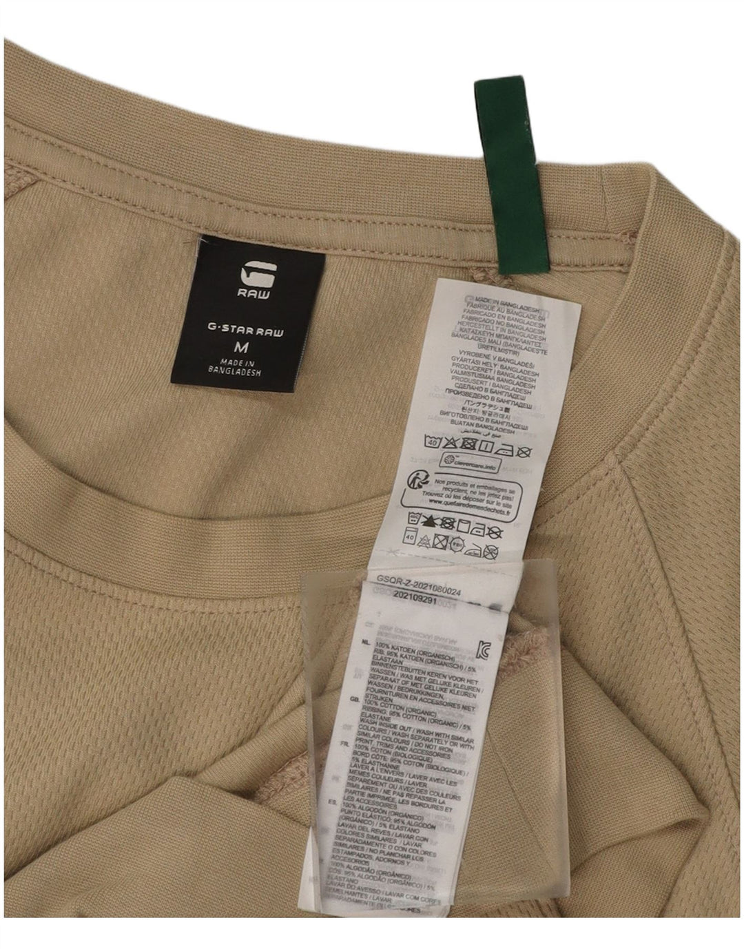 G-STAR Sweat-Shirt Homme Beige Moyen Coton