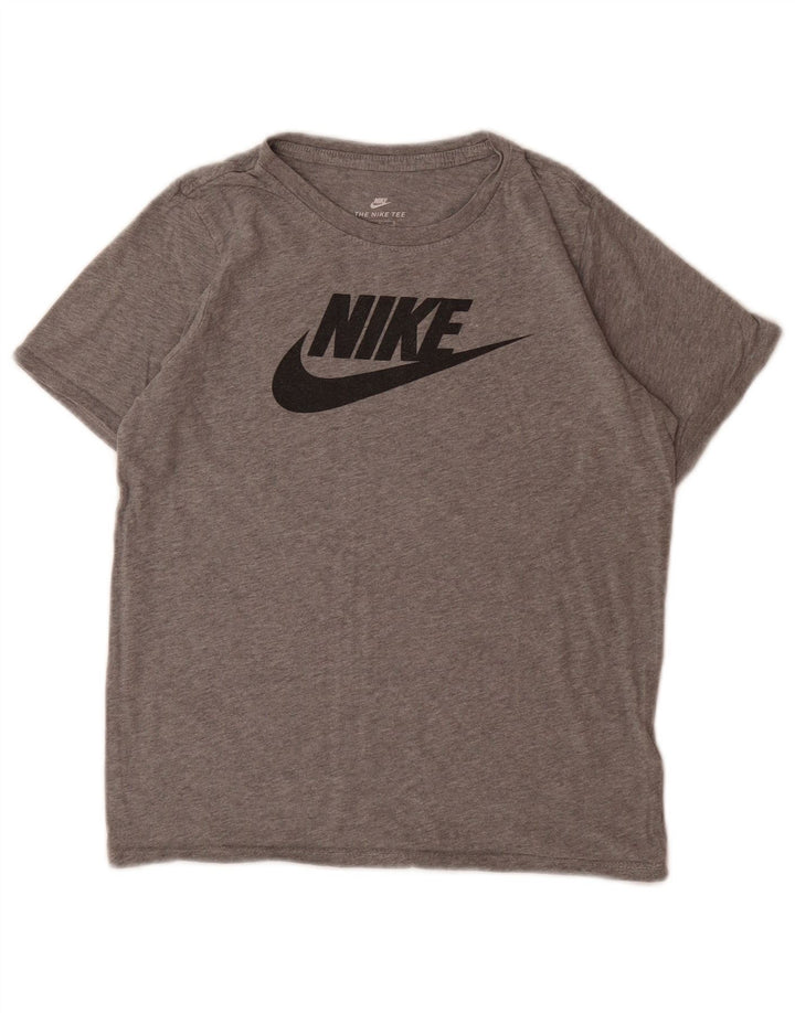 NIKE Garçons Athletic Cut Graphic T-Shirt Top 12-13 ans Grand Gris Coton
