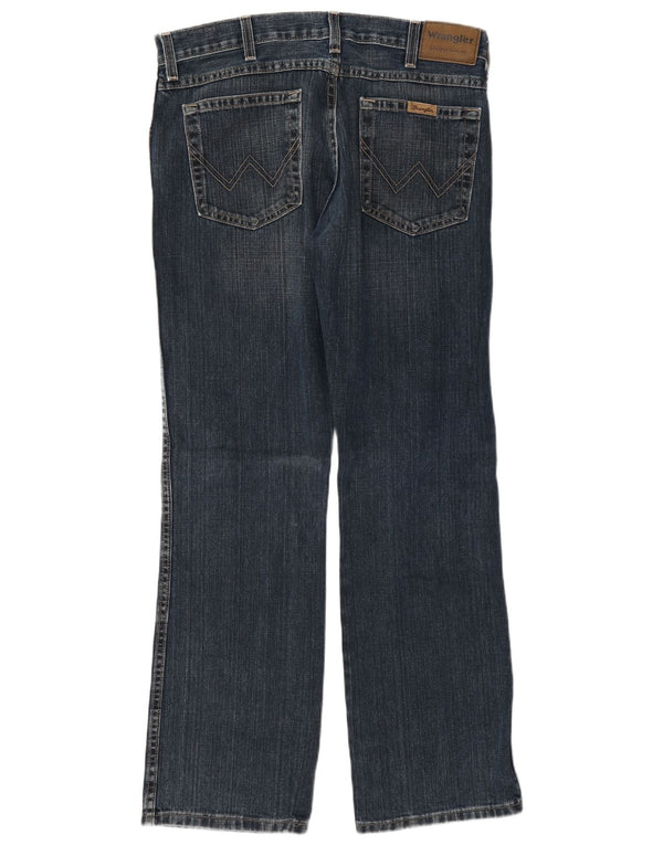 Wrangler Jean Bootcut Homme W32 L32 Bleu Marine Coton