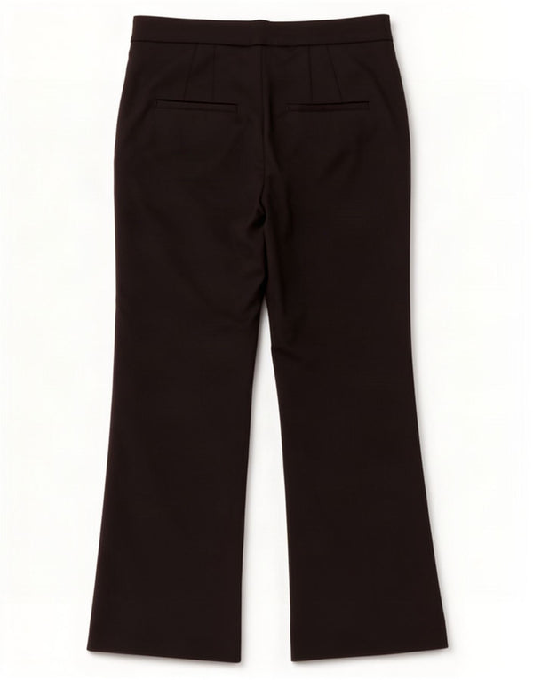 Zara Pantalon décontracté bootcut pour femme EU 36 XS W26 L25 Coton noir