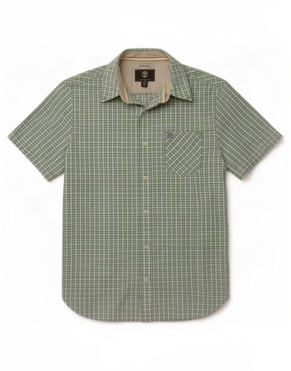 Timberland Chemise à Manches Courtes Earthkeepers Homme Petit Vichy Multicolore