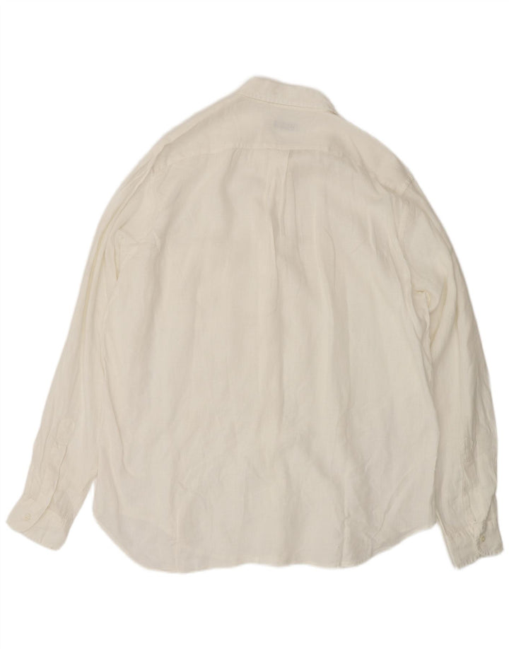 Alberto Aspesi Chemise Homme Taille 42 16 1/2 Large Blanc