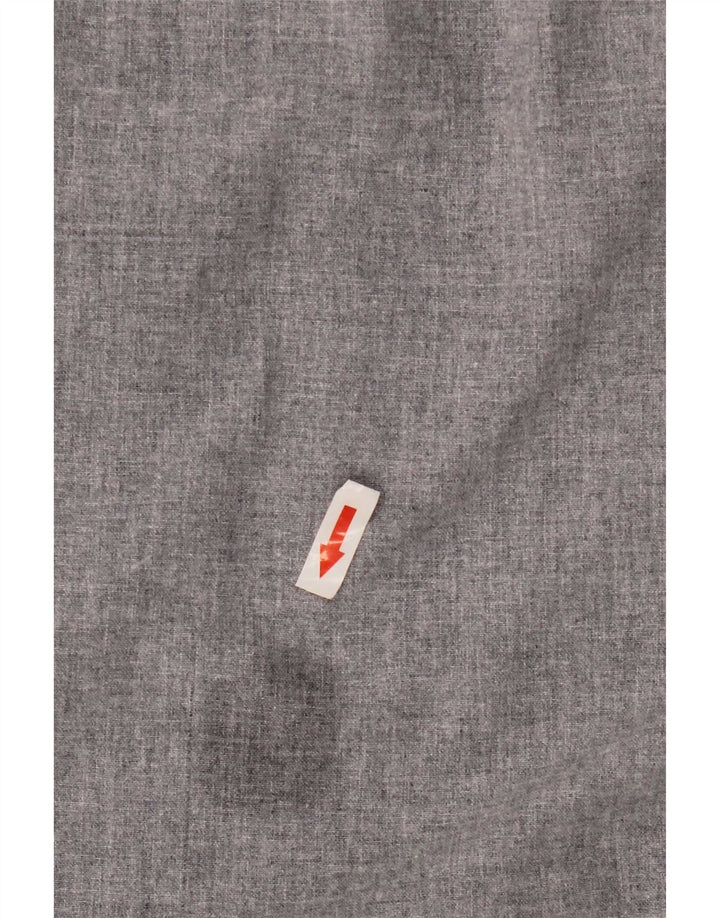 Benetton Chemise Homme Large Gris Coton