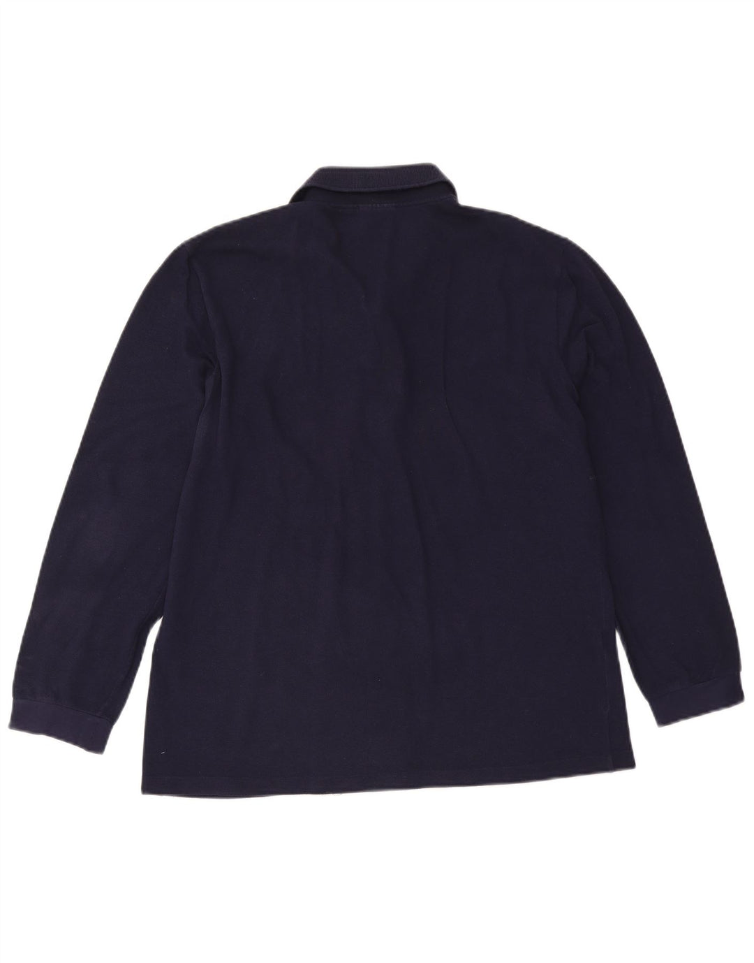 Lacoste Polo à manches longues pour homme Taille 4 Coton bleu marine moyen