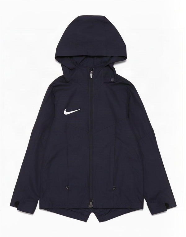 Nike Veste de pluie à capuche coupe ample pour garçon 6-7 ans XS Bleu marine Polyester