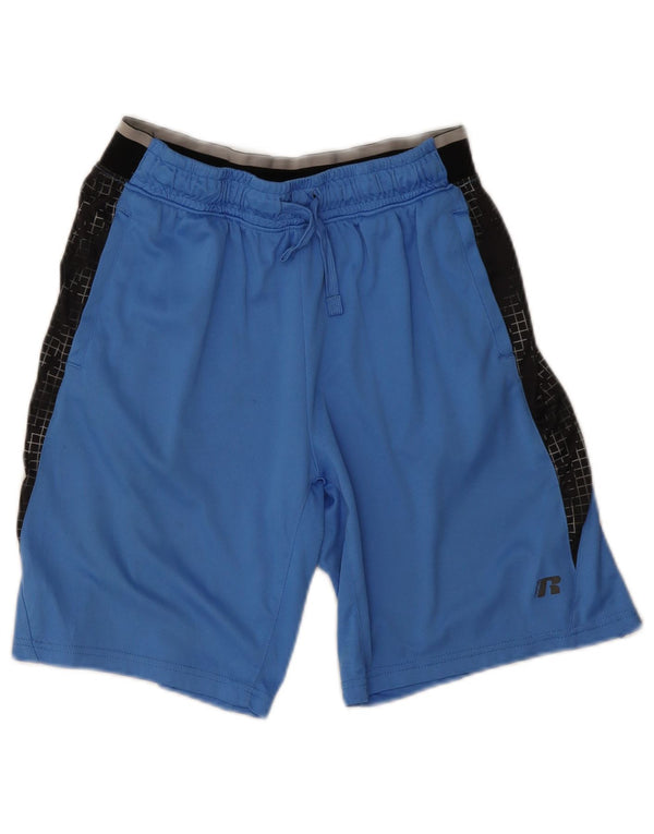 Russell Athletic Short de sport Dri-Power pour garçon 11-12 ans XL Bleu