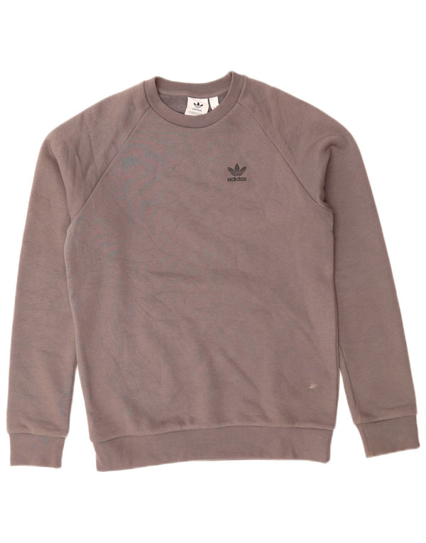 Adidas Mens Primegreen Sweatshirt Jumper XS Gris Coton