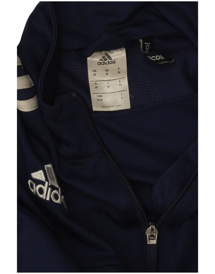 Adidas Veste de Survêtement Climacool Homme Bleu Marine Moyen Colorblock